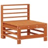 Sofa de jardin milieu Pin massif Brun Ciré 617393617393