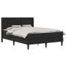 Cadre de lit avec matelas Noir 120 x 190 cm Simili cuir 617396617396
