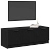 Meuble TV Chêne noir 102 x 35 x 36,5 cm Bois d'ingénierie 617397617397