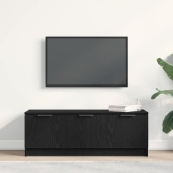 Meuble TV Chêne noir 102 x 35 x 36,5 cm Bois d'ingénierie 617397617397