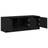 Meuble TV Chêne noir 102 x 35 x 36,5 cm Bois d'ingénierie 617397617397