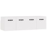 Armoires murales 2 pcs Blanc 80x35x36,5 cm Bois d'ingénierie 617404617404