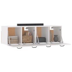 Armoires murales 2 pcs Blanc 80x35x36,5 cm Bois d'ingénierie 617404617404