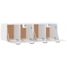 Armoires murales 2 pcs Blanc 80x35x36,5 cm Bois d'ingénierie 617404617404