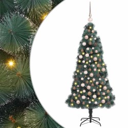 Arbre de Noël artificiel pré-éclairé avec ensemble de boules 617406617406
