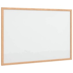 Tableau blanc magnétique avec cadre en bois de pin massif 60 x 40 cm 617407617407