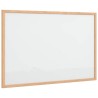 Tableau blanc magnétique avec cadre en bois de pin massif 60 x 40 cm 617407617407