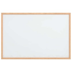 Tableau blanc magnétique avec cadre en bois de pin massif 60 x 40 cm 617407617407