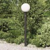 Borne lumineuse avec détecteur 120 cm Noir IP44 617408617408