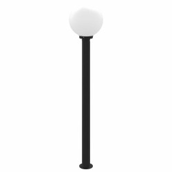 Borne lumineuse avec détecteur 120 cm Noir IP44 617408617408