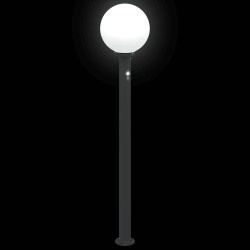 Borne lumineuse avec détecteur 120 cm Noir IP44 617408617408