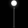 Borne lumineuse avec détecteur 120 cm Noir IP44 617408617408