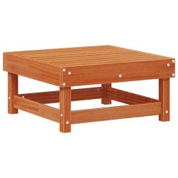 Repose-pieds de jardin Pin massif Brun Ciré 617414617414