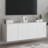 Meubles TV muraux 2 pcs blanc 60x30x41 cm 617421617421
