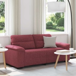 Canapé 2 places rouge vin 180x81x84 cm en tissu 617424617424
