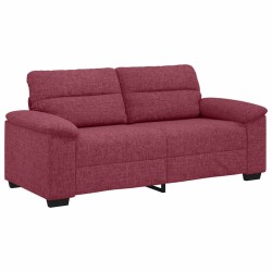 Canapé 2 places rouge vin 180x81x84 cm en tissu 617424617424
