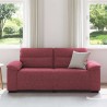 Canapé 2 places rouge vin 180x81x84 cm en tissu 617424617424