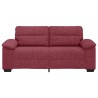 Canapé 2 places rouge vin 180x81x84 cm en tissu 617424617424