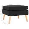 Repose-pied Noir Tissu 617428617428