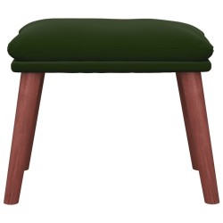 Repose-pied Vert foncé 45x29,5x35 cm Velours 617430617430