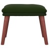 Repose-pied Vert foncé 45x29,5x35 cm Velours 617430617430
