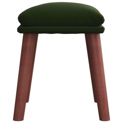 Repose-pied Vert foncé 45x29,5x35 cm Velours 617430617430