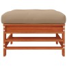 Repose-pieds de jardin Pin massif Brun Ciré 617431617431