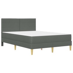 Cadre de lit Gris foncé 120 x 190 cm Polyester 617433617433