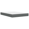 Cadre de lit Gris foncé 120 x 190 cm Polyester 617433617433