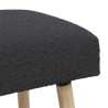 banc Uni Gris foncé 110 x 40 x 46 cm Bouclé 617436617436
