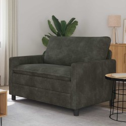 Canapé Anthracite 126 x 81 x 87,5 cm Polyester 617439617439