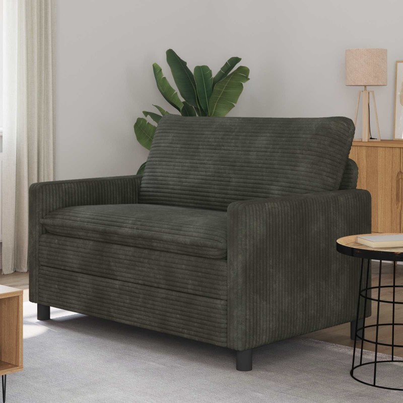 Canapé Anthracite 126 x 81 x 87,5 cm Polyester 617439617439