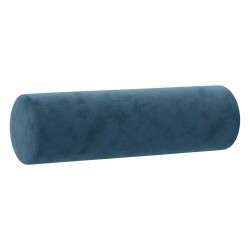 Canapé 2 places avec oreillers décoratifs bleu 140 cm velours 617444617444