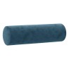 Canapé 2 places avec oreillers décoratifs bleu 140 cm velours 617444617444