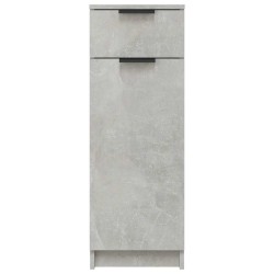 Armoire de salle de bain gris béton 32x34x90 cm 617446617446