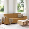 Canapé à 3 places Marron 220x78x84 cm Velours 617450617450