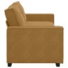 Canapé à 3 places Marron 220x78x84 cm Velours 617450617450