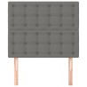 Tête de lit Gris foncé 90x5x118/128 cm Tissu 617454617454