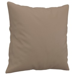 Canapé 2 places avec oreillers cappuccino 120 cm similicuir 617459617459