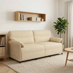 Canapé 100% polyester, cadre en métal, MDF, Contreplaqué 617461617461