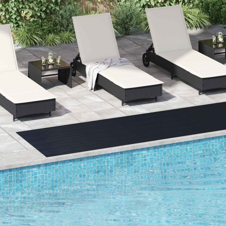 Tapis de sol Noir 1 x 5 m Caoutchouc 617469617469