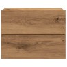 Tables de chevet murales 2 pcs chêne artisanal 40x32x30 cm 617471617471