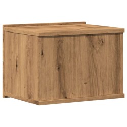 Tables de chevet murales 2 pcs chêne artisanal 40x32x30 cm 617471617471