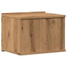 Tables de chevet murales 2 pcs chêne artisanal 40x32x30 cm 617471617471