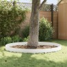 Bordure de Pelouse 30 pcs 103 x 20 cm Acier Blanc 617477617477