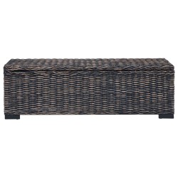 Boîte de rangement avec stockage Noir 110 x 35 x 45 cm 617478617478