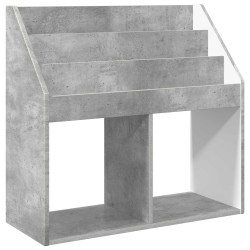 Bibliothèque pour enfants Gris béton 72,5 x 29,5 x 69 cm 617480617480