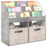 Bibliothèque pour enfants Gris béton 72,5 x 29,5 x 69 cm 617480617480