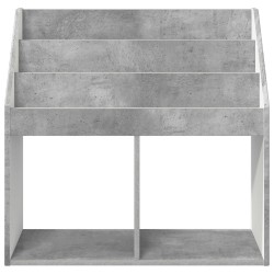 Bibliothèque pour enfants Gris béton 72,5 x 29,5 x 69 cm 617480617480