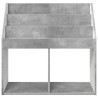 Bibliothèque pour enfants Gris béton 72,5 x 29,5 x 69 cm 617480617480